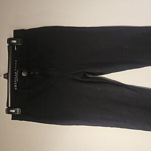 American Eagle size 4 short, black jeggings